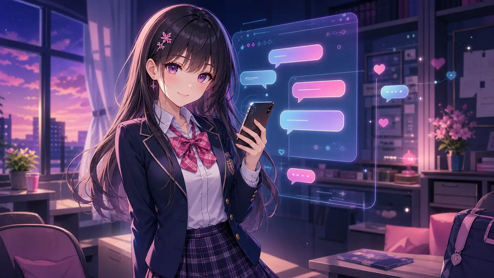 JK Anime AI chat cover for character selection