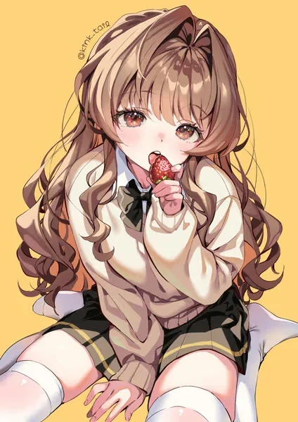 AI generated anime JK school girl character, Kawaii JK, cute school girl styling, sweet affectionate expression, vertical portrait
