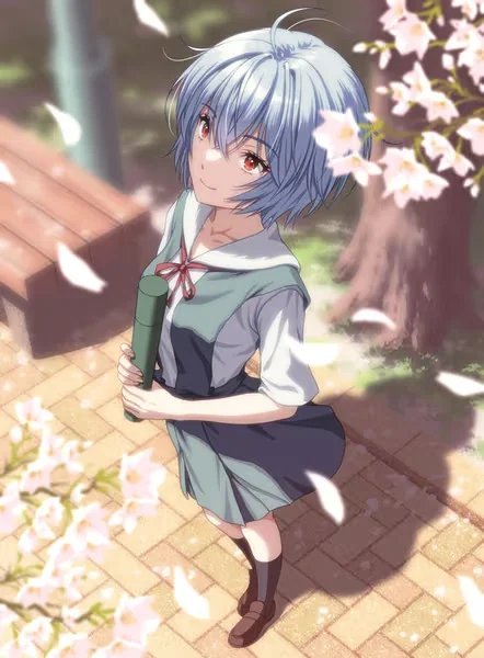 AI generated anime JK school girl character, Pure JK, soft natural school uniform styling, shy polite expression, vertical portrait