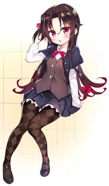 AI generated anime JK school girl character, Realistic JK, natural campus-inspired school girl styling, grounded portrait mood, vertical portrait